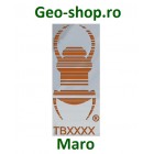 Autocolant, Travelbug, cu codul dvs. de urmărire, 1 Buc