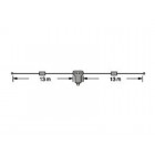 Dipol cu Trapuri, Diamond, W-735, Max putere 1.2 KW PEP