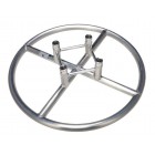 Placă, de bază, Aluminiu, F31, 4 puncte, Rotundă