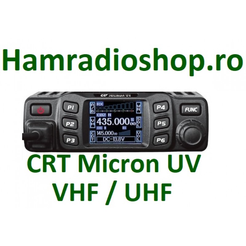 CRT MICRON U/V 2m/70cm Dualband Mobilgerät | Funktechnik Bielefeld