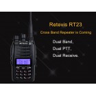 Retevis, RT23, UHF+VHF, 5 W, Cross Band