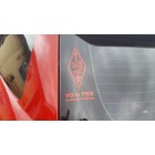 Autocolant, Cu Indicativul, Personalizat, YO, 1 Buc