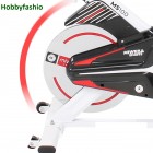 Bicicletă fitness, Hobbyfashion, MS100, Medicinală, Alb