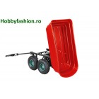 Remorcă, Dumper, cu Basculare, Roșu