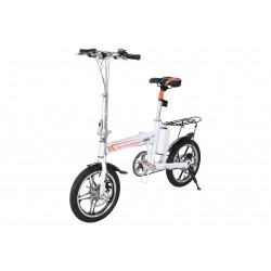 Bicicletă, elektrică, Airwheel R5, 235 W, Rotii 16, Alb