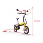 Rich Bit, RT 619, eBike, Bicicletă, electrică, Pliabilă, 250W, Alb