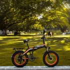 Bicicletă, Electrică, RICH BIT, TOP 016, 48V, 9.6Ah, 500W, Portocaliu