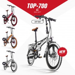 Bicicletă, electrică, Rich Bit Top 700, 250W, Pliabila, Rotii 20