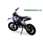 Motoretă, Mini, Cross, Gazelle,  Benzină, 49cc, 2 Timpi, Albastru