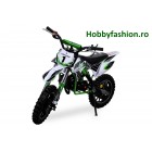 Motoretă, Mini, Cross, Gazelle,  Benzină, 49cc, 2 Timpi, Verde