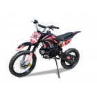 Motoretâ, Cross, Benzină, JC 125cc, 17/14, Negru