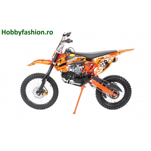 Motoretâ, Cross, Benzină, Predator, 125cc, Portocaliu