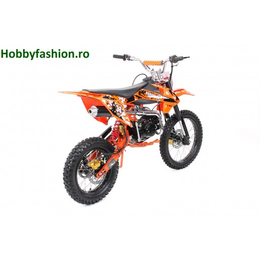 Motoretâ, Cross, Benzină, Predator, 125cc, Portocaliu