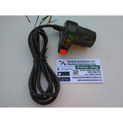 Accelerație, eFlux Vision 1000W, cu indicator de încărcare,