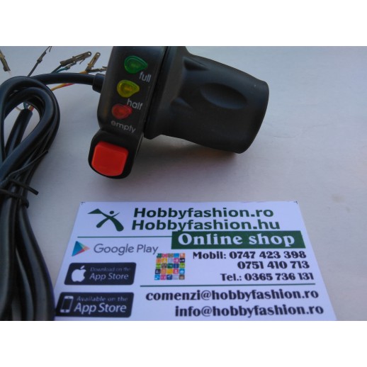 Accelerație, eFlux Vision 1000W, cu indicator de încărcare,