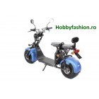 Scuter, eFlux, Chopper Two, 1500 W, 60 V, 20 A, 2 locuri, Albastru Mat