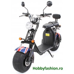 Scuter, eFlux, Chopper Two, 1500 W, 60 V, 20 A, 2 locuri