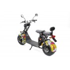 Scuter, eFlux, Chopper Two, 1500 W, 60 V, 20 A, 2 locuri, Galben cu Model