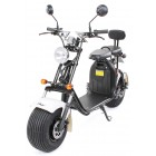 Scuter, eFlux, Chopper Two, 1500 W, 60 V, 20 A, 2 locuri, Negru Alb