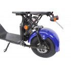 Scuter, eFlux, Chopper Two, 1500 W, 60 V, 20 A, 2 locuri, Negru Albastru
