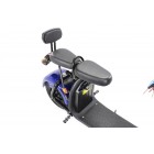 Scuter, eFlux, Chopper Two, 1500 W, 60 V, 20 A, 2 locuri, Negru Albastru