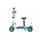 Scuter, eFlux, Street, 40, 800 W, Alb albastru