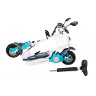 Scuter, eFlux, Street, 40, 800 W, Alb albastru