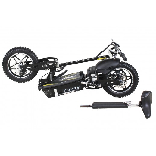 Scuter, eFlux, Vision, 1000 Wati, 36 V, 10 Inch, Negru