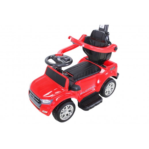 Carucior, Pentru copii, 3 in 1, Ford Ranger, Rosu
