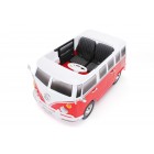 Bus, T1, Samba, Volkswagen, Mașinuță electrică, Roșu Alb