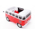 Bus, T1, Samba, Volkswagen, Mașinuță electrică, Roșu Alb