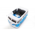 Bus, T1, Samba, Volkswagen, Mașinuță electrică, Albastru Alb