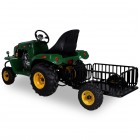 Tractoras, Pentru copii, 110 cc, Cu Remorca, Verde