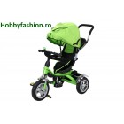 Carucior, Tricicleta, Pentru copii, 7 in 1, Verde